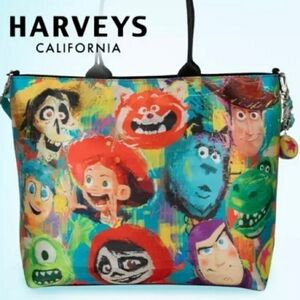 NWT Disney Harvey's Seatbelt Pixar Medium Streamline Tote w/detachable strap